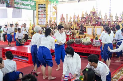 ประมวลภาพพิธีไหว้ครูและครอบครูบูรพาจารย์ วัดจุฬามณี ปี ๒๕๖๖