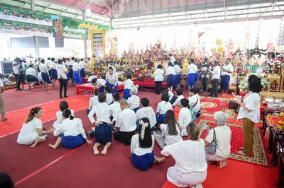 ประมวลภาพพิธีไหว้ครูและครอบครูบูรพาจารย์ วัดจุฬามณี ปี ๒๕๖๖