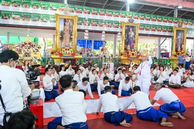ประมวลภาพพิธีไหว้ครูและครอบครูบูรพาจารย์ วัดจุฬามณี ปี ๒๕๖๖
