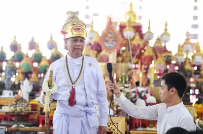 ประมวลภาพพิธีไหว้ครูและครอบครูบูรพาจารย์ วัดจุฬามณี ปี ๒๕๖๖