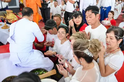 ประมวลภาพพิธีไหว้ครูและครอบครูบูรพาจารย์ วัดจุฬามณี ปี ๒๕๖๖