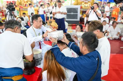 ประมวลภาพพิธีไหว้ครูและครอบครูบูรพาจารย์ วัดจุฬามณี ปี ๒๕๖๖