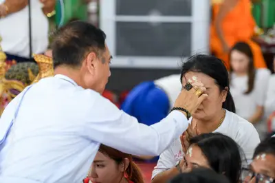 ประมวลภาพพิธีไหว้ครูและครอบครูบูรพาจารย์ วัดจุฬามณี ปี ๒๕๖๖