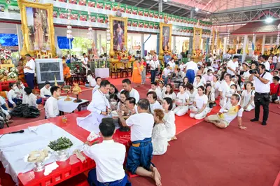 ประมวลภาพพิธีไหว้ครูและครอบครูบูรพาจารย์ วัดจุฬามณี ปี ๒๕๖๖