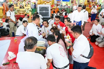 ประมวลภาพพิธีไหว้ครูและครอบครูบูรพาจารย์ วัดจุฬามณี ปี ๒๕๖๖