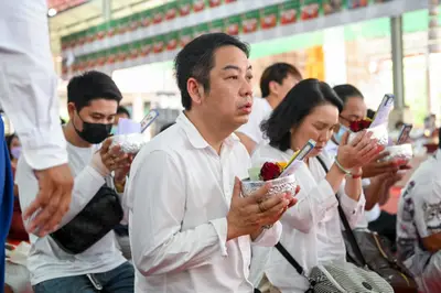 ประมวลภาพพิธีไหว้ครูและครอบครูบูรพาจารย์ วัดจุฬามณี ปี ๒๕๖๖