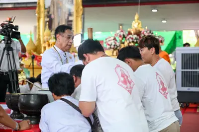 ประมวลภาพพิธีไหว้ครูและครอบครูบูรพาจารย์ วัดจุฬามณี ปี ๒๕๖๖