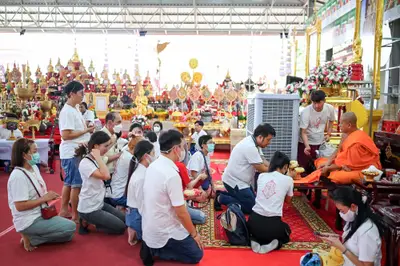 ประมวลภาพพิธีไหว้ครูและครอบครูบูรพาจารย์ วัดจุฬามณี ปี ๒๕๖๖