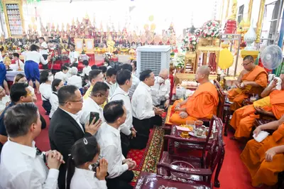 ประมวลภาพพิธีไหว้ครูและครอบครูบูรพาจารย์ วัดจุฬามณี ปี ๒๕๖๖