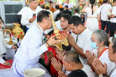 ประมวลภาพพิธีไหว้ครูและครอบครูบูรพาจารย์ วัดจุฬามณี ปี ๒๕๖๖