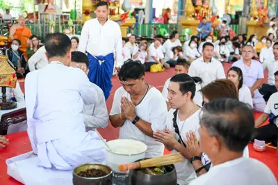 ประมวลภาพพิธีไหว้ครูและครอบครูบูรพาจารย์ วัดจุฬามณี ปี ๒๕๖๖