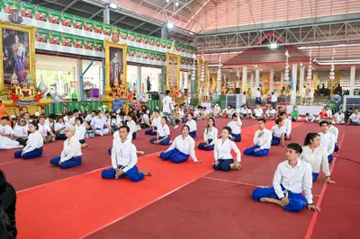 ประมวลภาพพิธีไหว้ครูและครอบครูบูรพาจารย์ วัดจุฬามณี ปี ๒๕๖๖