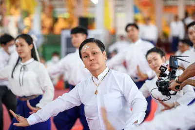 ประมวลภาพพิธีไหว้ครูและครอบครูบูรพาจารย์ วัดจุฬามณี ปี ๒๕๖๖