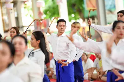 ประมวลภาพพิธีไหว้ครูและครอบครูบูรพาจารย์ วัดจุฬามณี ปี ๒๕๖๖