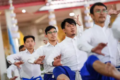 ประมวลภาพพิธีไหว้ครูและครอบครูบูรพาจารย์ วัดจุฬามณี ปี ๒๕๖๖