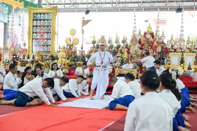 ประมวลภาพพิธีไหว้ครูและครอบครูบูรพาจารย์ วัดจุฬามณี ปี ๒๕๖๖