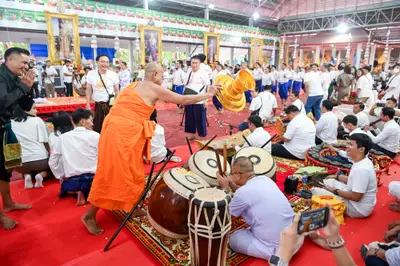 ประมวลภาพพิธีไหว้ครูและครอบครูบูรพาจารย์ วัดจุฬามณี ปี ๒๕๖๖