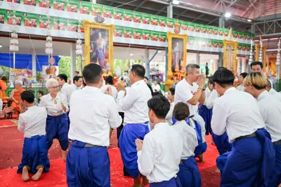 ประมวลภาพพิธีไหว้ครูและครอบครูบูรพาจารย์ วัดจุฬามณี ปี ๒๕๖๖