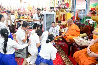 ประมวลภาพพิธีไหว้ครูและครอบครูบูรพาจารย์ วัดจุฬามณี ปี ๒๕๖๖