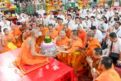ประมวลภาพพิธีไหว้ครูและครอบครูบูรพาจารย์ วัดจุฬามณี ปี ๒๕๖๖