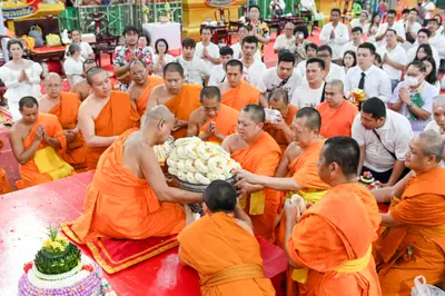 ประมวลภาพพิธีไหว้ครูและครอบครูบูรพาจารย์ วัดจุฬามณี ปี ๒๕๖๖