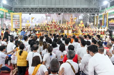 ประมวลภาพพิธีไหว้ครูและครอบครูบูรพาจารย์ วัดจุฬามณี ปี ๒๕๖๖