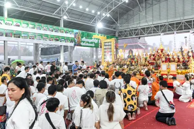 ประมวลภาพพิธีไหว้ครูและครอบครูบูรพาจารย์ วัดจุฬามณี ปี ๒๕๖๖