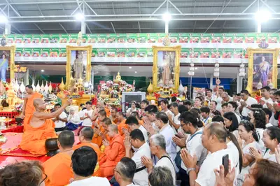 ประมวลภาพพิธีไหว้ครูและครอบครูบูรพาจารย์ วัดจุฬามณี ปี ๒๕๖๖