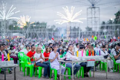 ประมวลภาพพิธีสวดนพเคราะห์และพุทธาภิเษกวัตถุมงคล วัดจุฬามณี ปี ๒๕๖๖