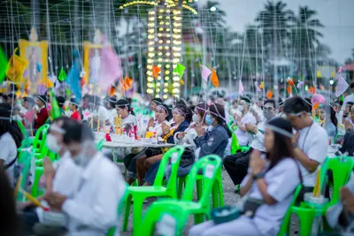 ประมวลภาพพิธีสวดนพเคราะห์และพุทธาภิเษกวัตถุมงคล วัดจุฬามณี ปี ๒๕๖๖