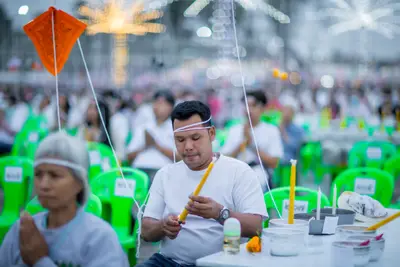 ประมวลภาพพิธีสวดนพเคราะห์และพุทธาภิเษกวัตถุมงคล วัดจุฬามณี ปี ๒๕๖๖
