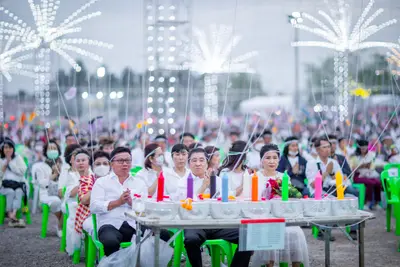 ประมวลภาพพิธีสวดนพเคราะห์และพุทธาภิเษกวัตถุมงคล วัดจุฬามณี ปี ๒๕๖๖