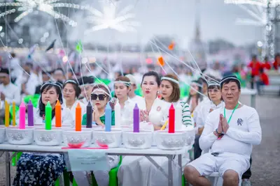 ประมวลภาพพิธีสวดนพเคราะห์และพุทธาภิเษกวัตถุมงคล วัดจุฬามณี ปี ๒๕๖๖