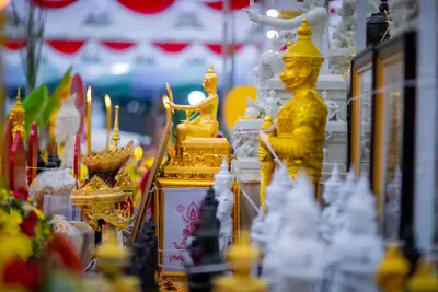 ประมวลภาพพิธีสวดนพเคราะห์และพุทธาภิเษกวัตถุมงคล วัดจุฬามณี ปี ๒๕๖๖