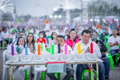 ประมวลภาพพิธีสวดนพเคราะห์และพุทธาภิเษกวัตถุมงคล วัดจุฬามณี ปี ๒๕๖๖