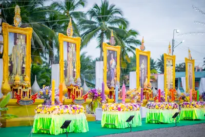 ประมวลภาพพิธีสวดนพเคราะห์และพุทธาภิเษกวัตถุมงคล วัดจุฬามณี ปี ๒๕๖๖