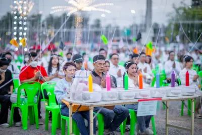 ประมวลภาพพิธีสวดนพเคราะห์และพุทธาภิเษกวัตถุมงคล วัดจุฬามณี ปี ๒๕๖๖