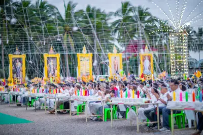 ประมวลภาพพิธีสวดนพเคราะห์และพุทธาภิเษกวัตถุมงคล วัดจุฬามณี ปี ๒๕๖๖