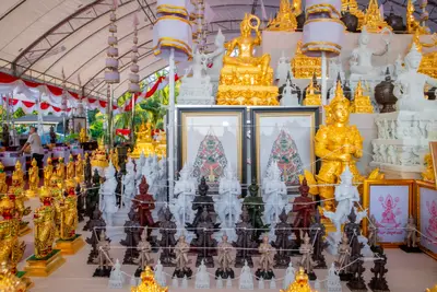 ประมวลภาพพิธีสวดนพเคราะห์และพุทธาภิเษกวัตถุมงคล วัดจุฬามณี ปี ๒๕๖๖