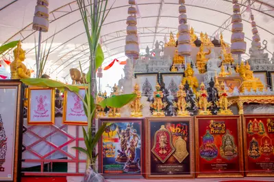 ประมวลภาพพิธีสวดนพเคราะห์และพุทธาภิเษกวัตถุมงคล วัดจุฬามณี ปี ๒๕๖๖