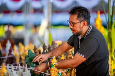 ประมวลภาพพิธีสวดนพเคราะห์และพุทธาภิเษกวัตถุมงคล วัดจุฬามณี ปี ๒๕๖๖
