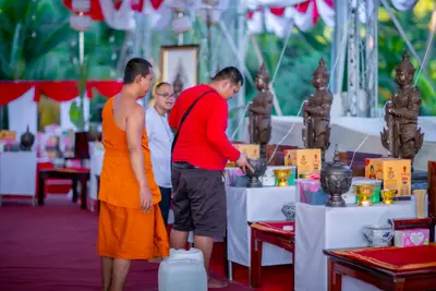 ประมวลภาพพิธีสวดนพเคราะห์และพุทธาภิเษกวัตถุมงคล วัดจุฬามณี ปี ๒๕๖๖