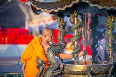ประมวลภาพพิธีสวดนพเคราะห์และพุทธาภิเษกวัตถุมงคล วัดจุฬามณี ปี ๒๕๖๖