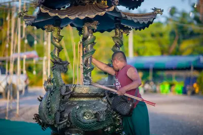 ประมวลภาพพิธีสวดนพเคราะห์และพุทธาภิเษกวัตถุมงคล วัดจุฬามณี ปี ๒๕๖๖