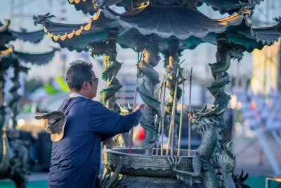 ประมวลภาพพิธีสวดนพเคราะห์และพุทธาภิเษกวัตถุมงคล วัดจุฬามณี ปี ๒๕๖๖