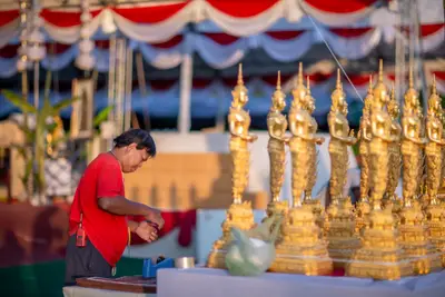 ประมวลภาพพิธีสวดนพเคราะห์และพุทธาภิเษกวัตถุมงคล วัดจุฬามณี ปี ๒๕๖๖