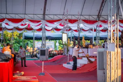 ประมวลภาพพิธีสวดนพเคราะห์และพุทธาภิเษกวัตถุมงคล วัดจุฬามณี ปี ๒๕๖๖