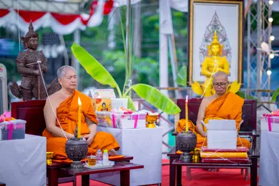 ประมวลภาพพิธีสวดนพเคราะห์และพุทธาภิเษกวัตถุมงคล วัดจุฬามณี ปี ๒๕๖๖