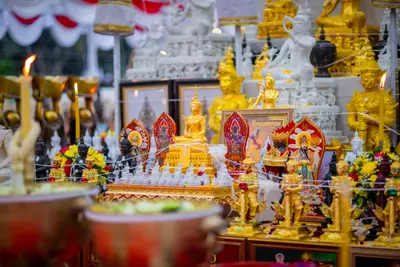 ประมวลภาพพิธีสวดนพเคราะห์และพุทธาภิเษกวัตถุมงคล วัดจุฬามณี ปี ๒๕๖๖