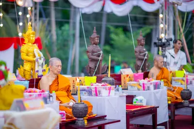 ประมวลภาพพิธีสวดนพเคราะห์และพุทธาภิเษกวัตถุมงคล วัดจุฬามณี ปี ๒๕๖๖